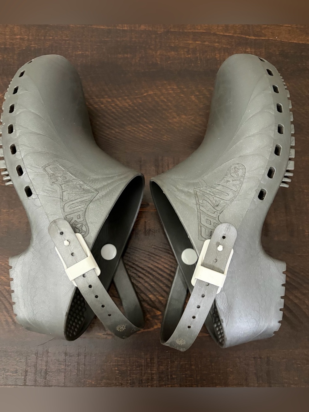 Calzuro Classic BIHOS Padova Clogs With Strap Gray - Picture 6 of 13